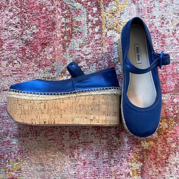 Miu Miu satin Mary Jane Espadrille - Picture 5 of 5